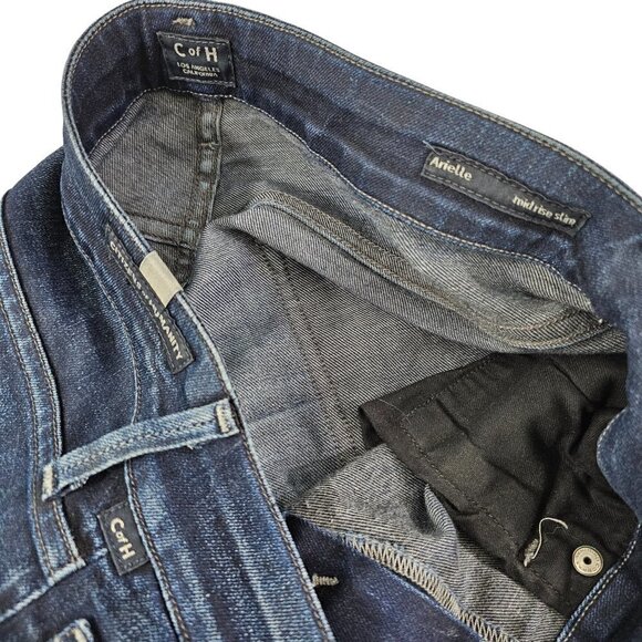 Citizens of Humanity Women’s Arielle Mid Rise Slim Dark Wash Blue Jeans - Sze 26 - Picture 3 of 16